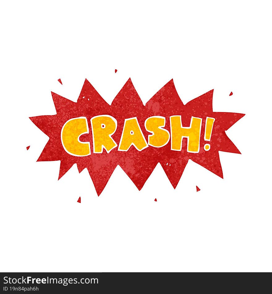 cartoon comic book crash symbol