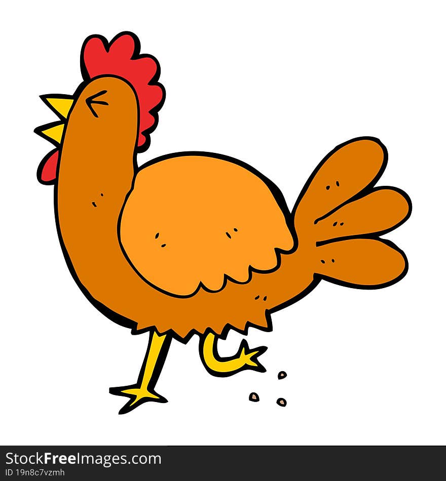 Cartoon Rooster