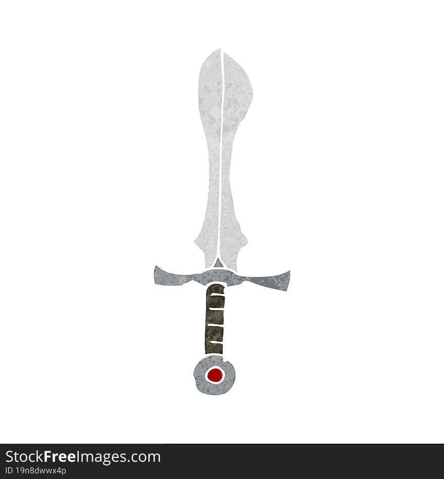 cartoon sword