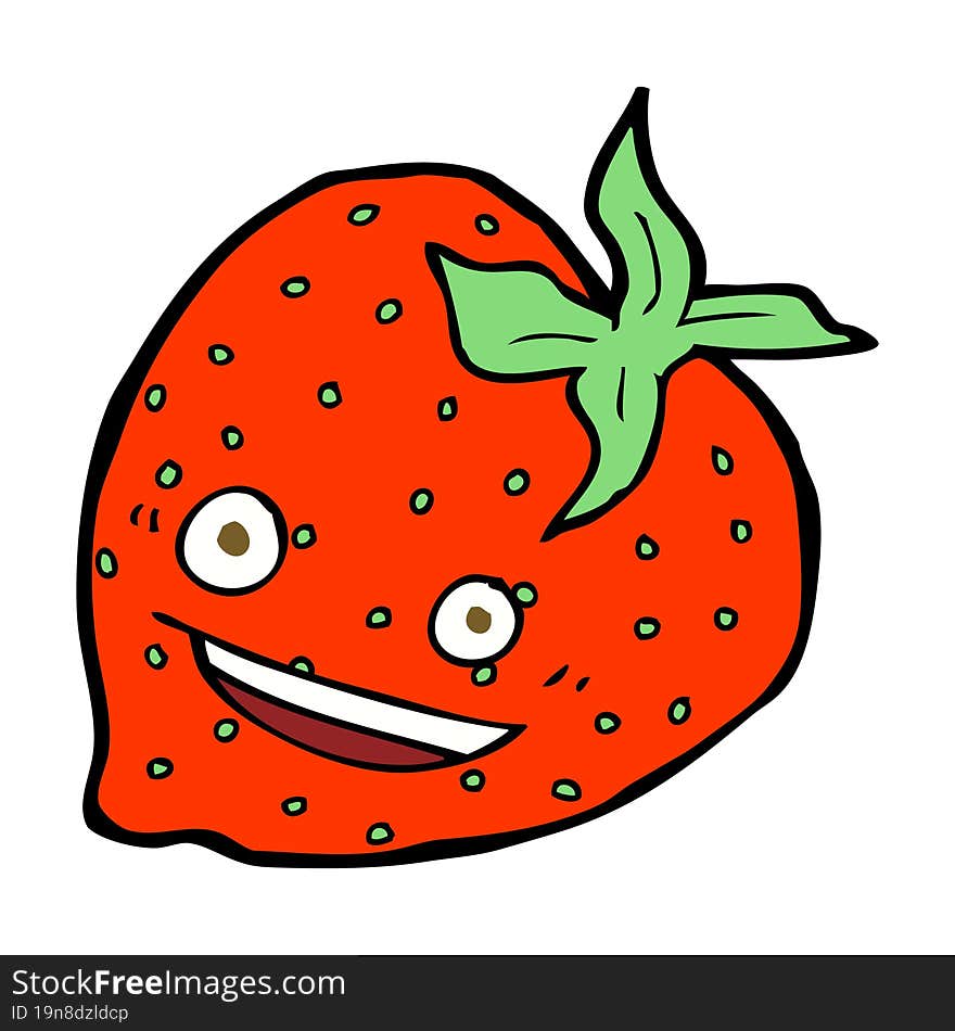 cartoon strawberry