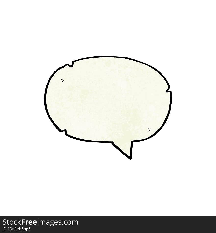 Cartoon Speech Balloon