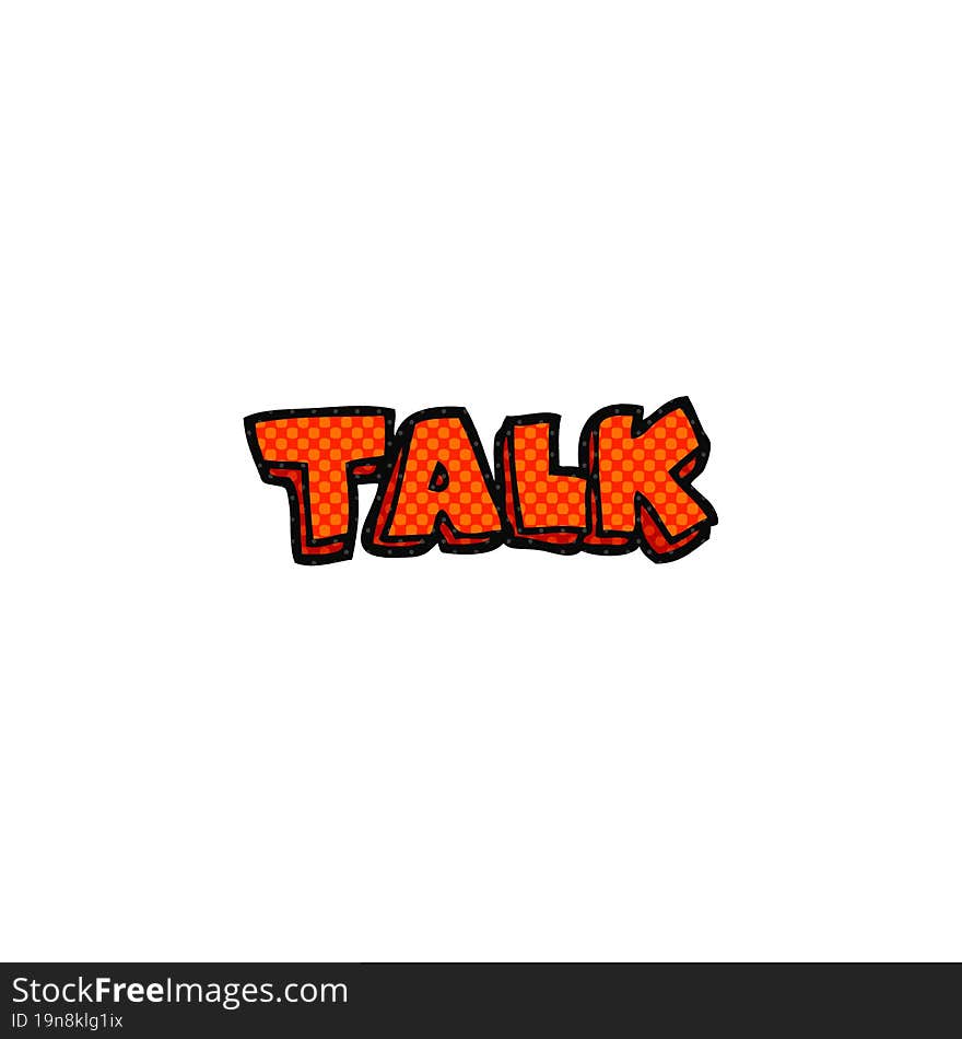 Cartoon Talk Symbol