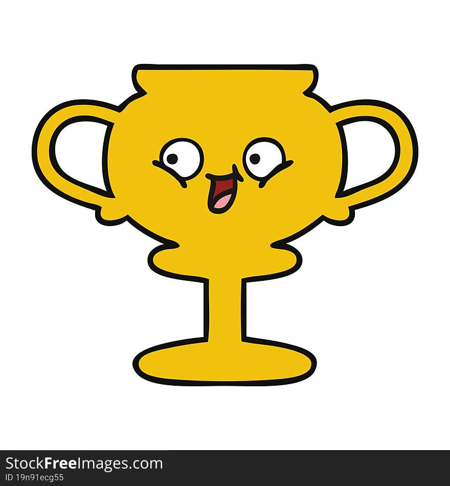 cute cartoon trophy