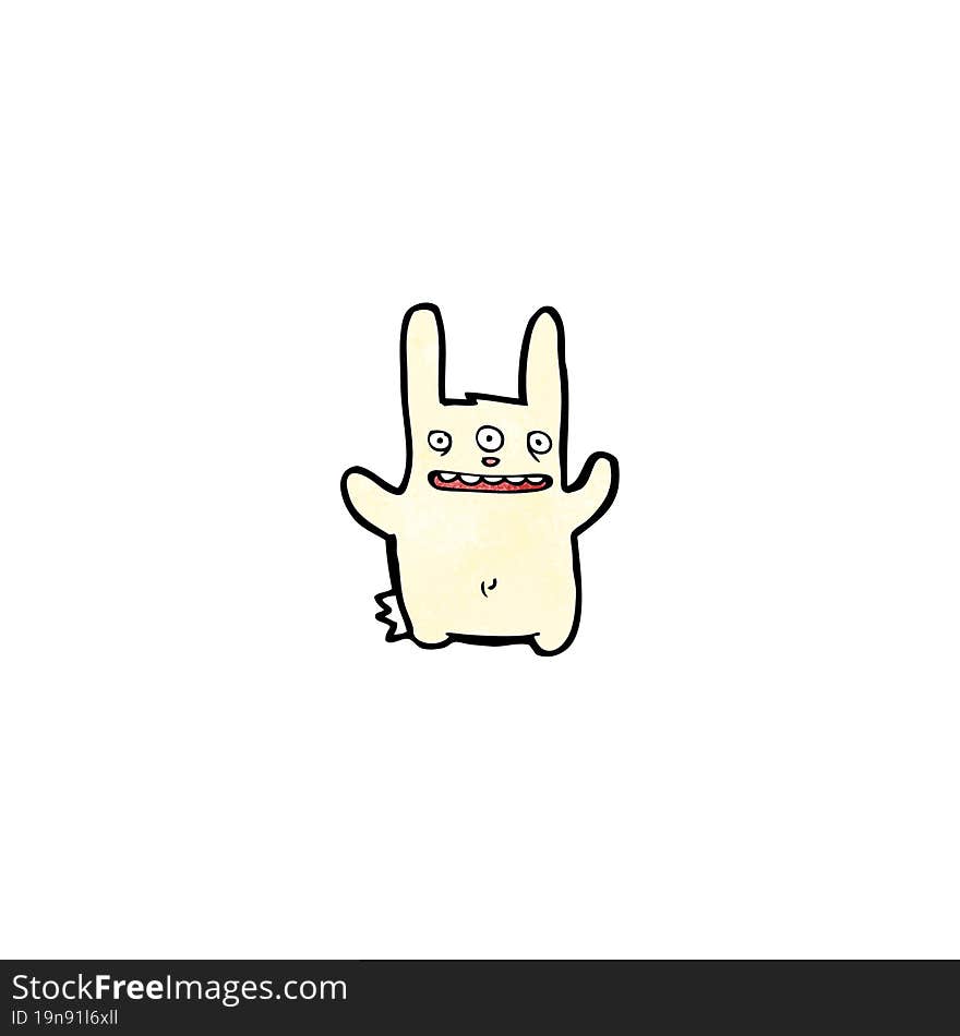 mutant rabbit cartoon