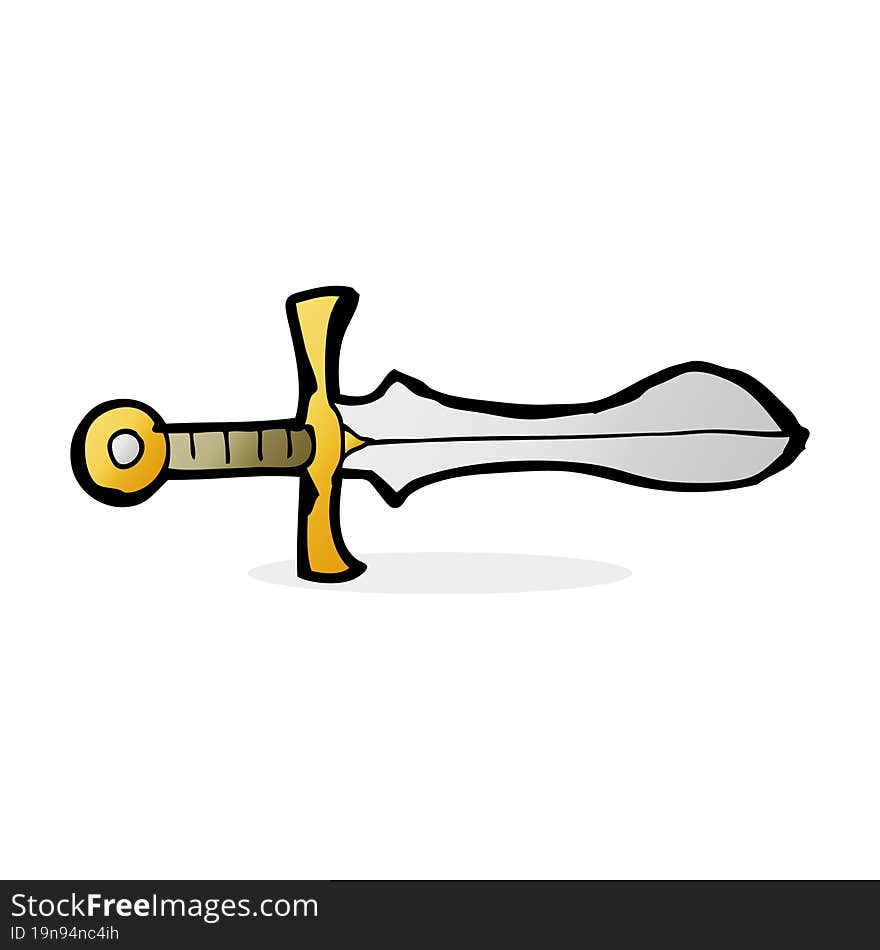 cartoon sword