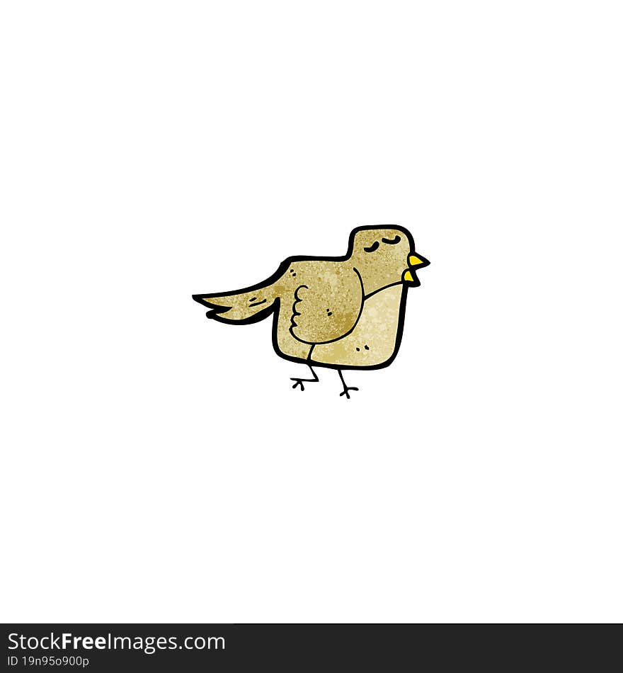 cartoon bird