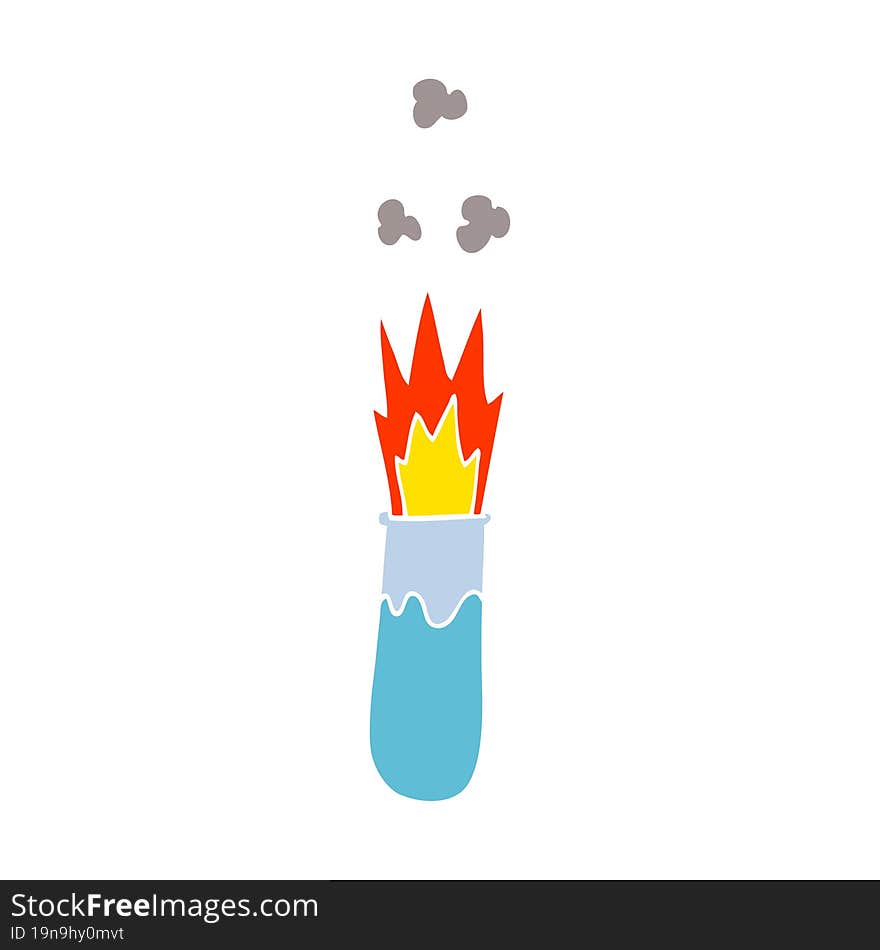 cartoon doodle chemical reaction