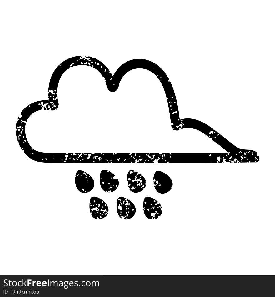 rain cloud icon