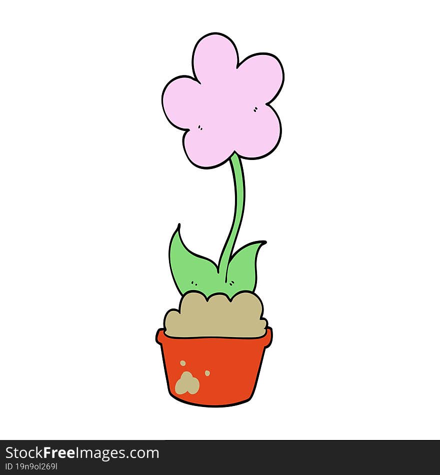 Cute Cartoon Flower