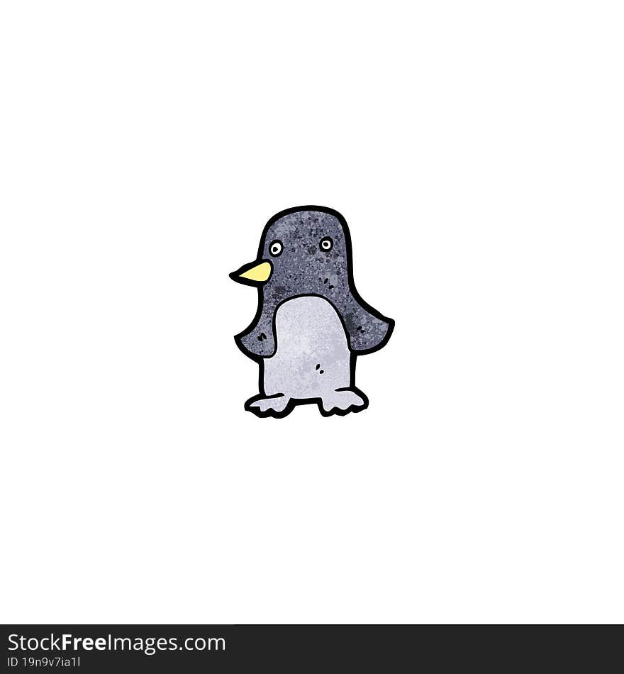 funny cartoon penguin