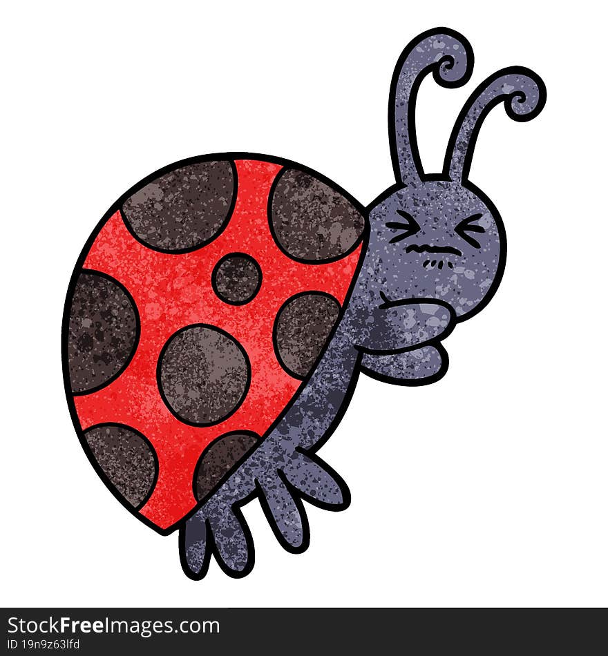 cartoon ladybug. cartoon ladybug