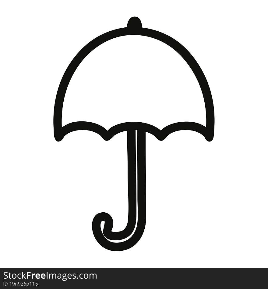 open umbrella icon