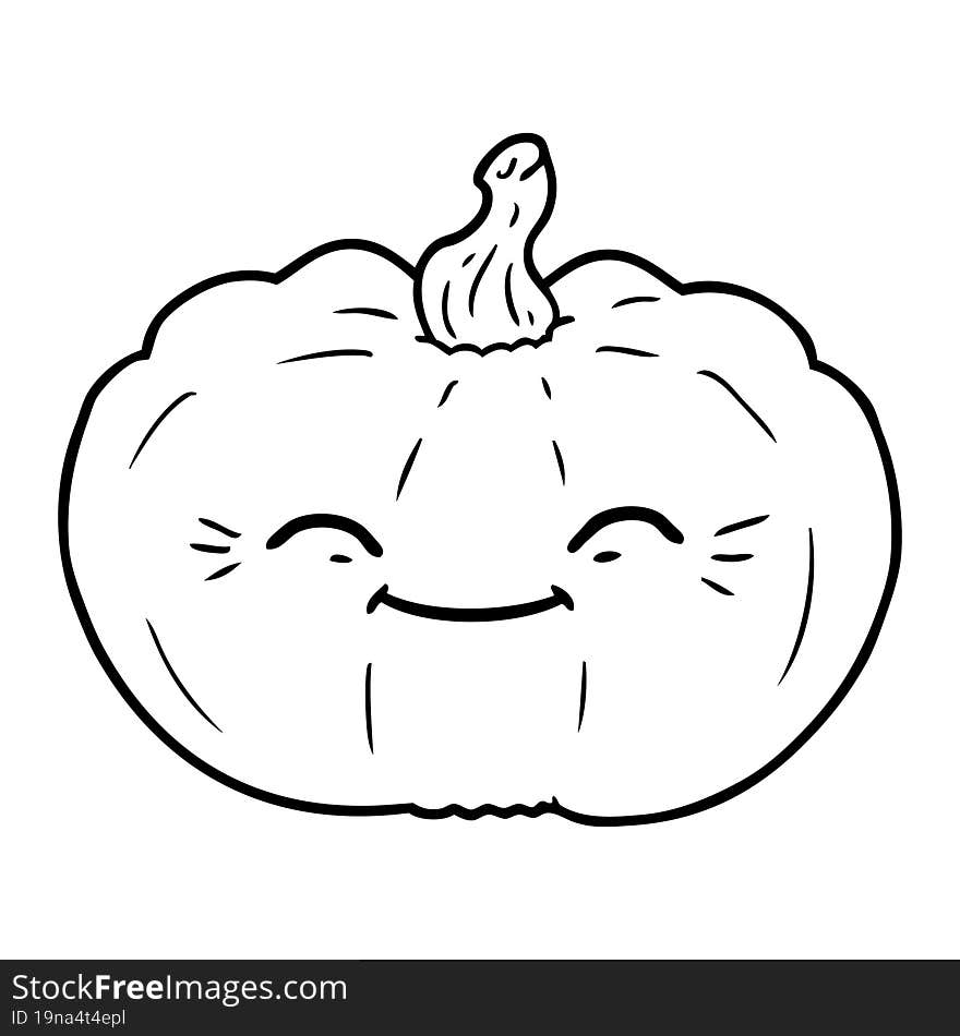 cartoon pumpkin. cartoon pumpkin