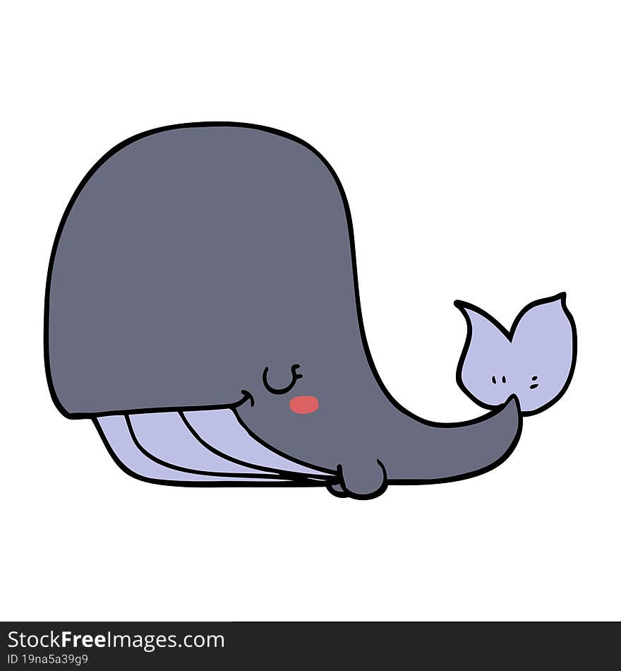 cartoon whale