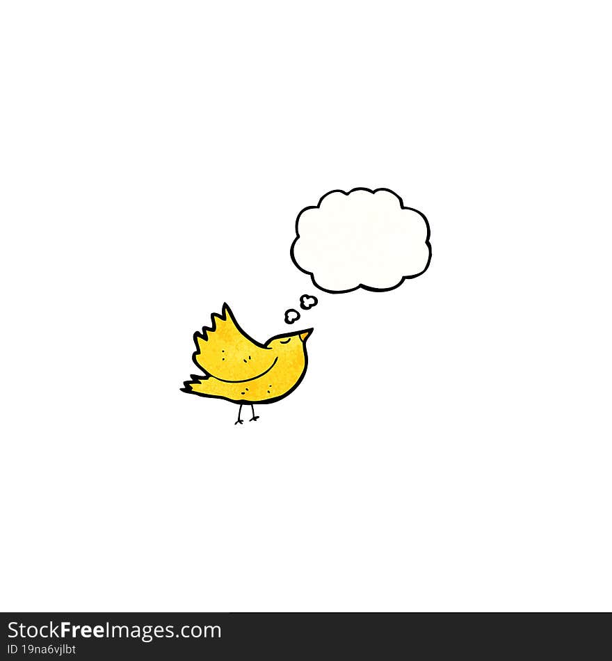 Funny Cartoon Bird