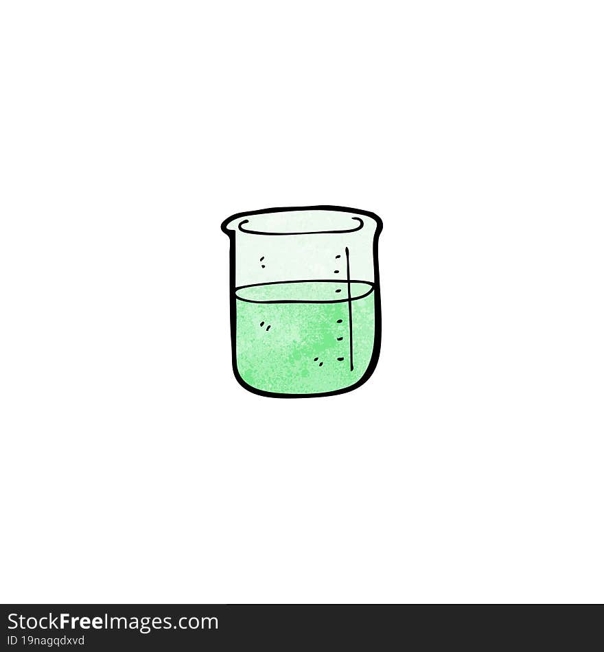 cartoon chemical jar