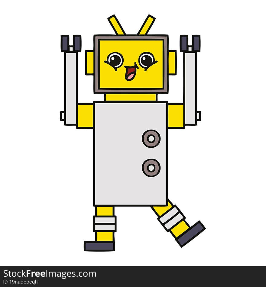 Cute Cartoon Robot