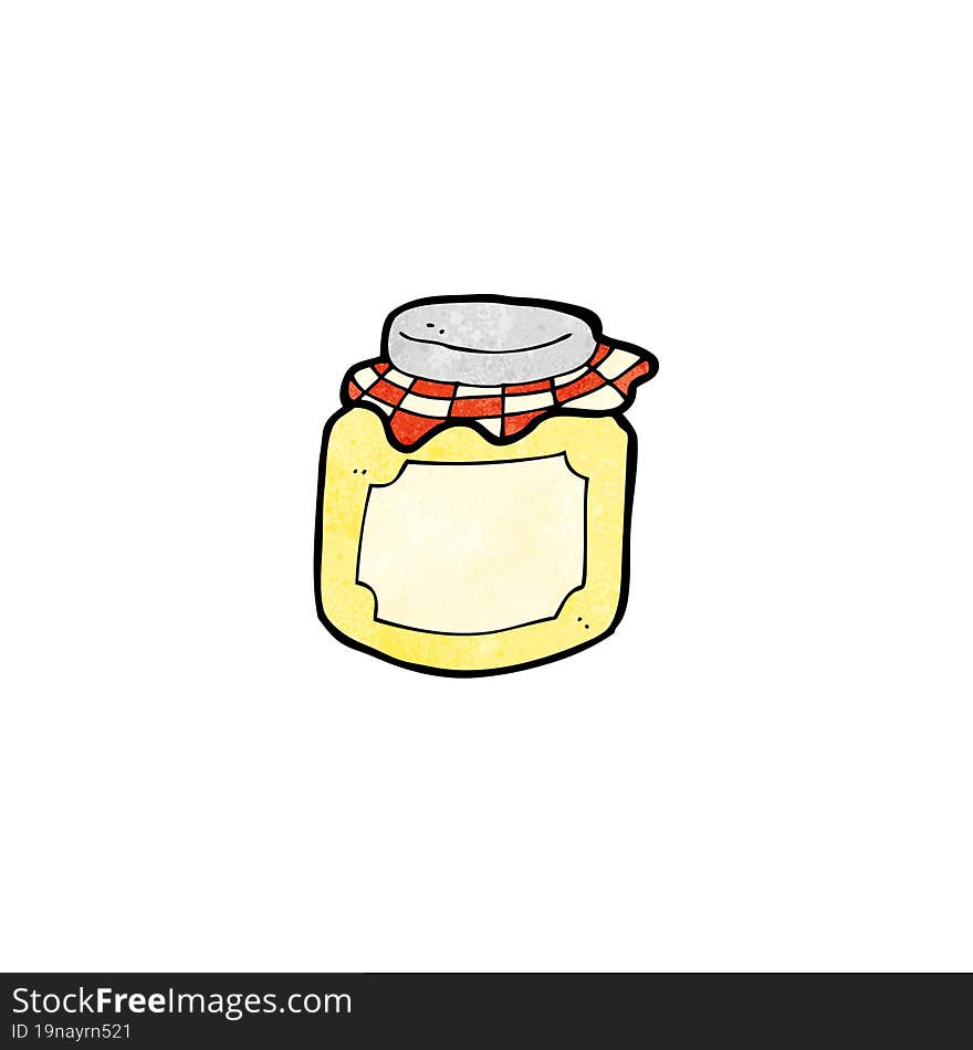 Cartoon Jar Of Honey