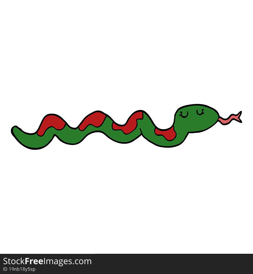 cartoon snake