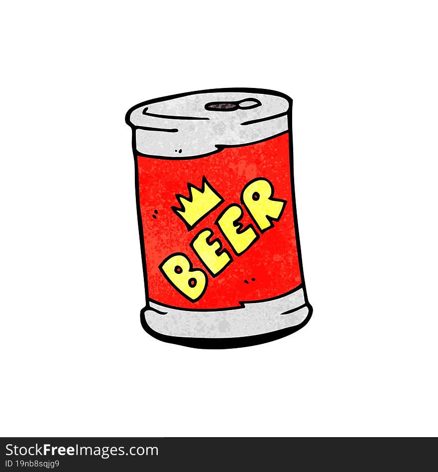 cartoon beer can