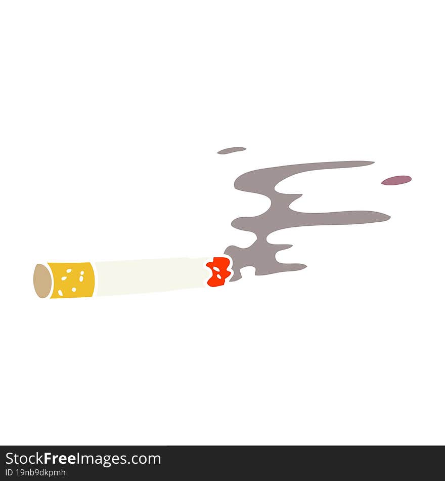 cartoon doodle cigarette