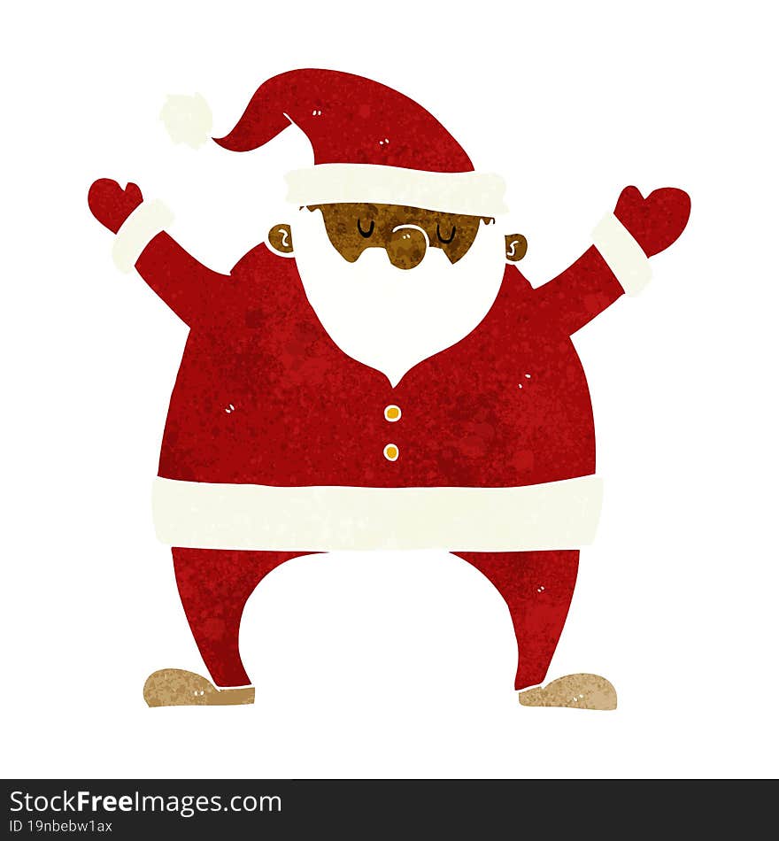 cartoon santa claus