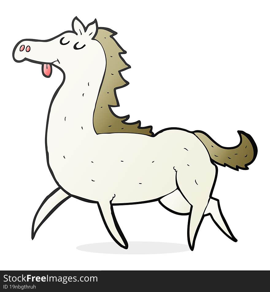 cartoon horse