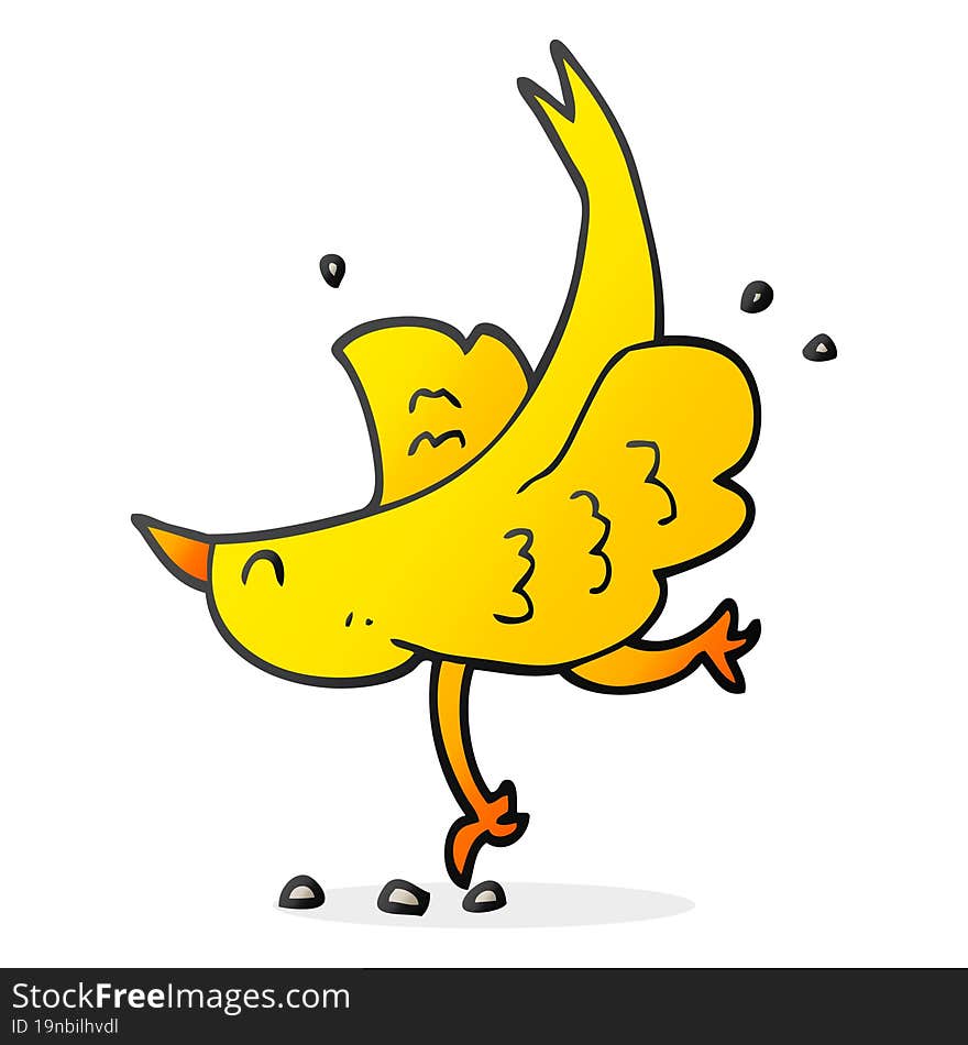 cartoon bird