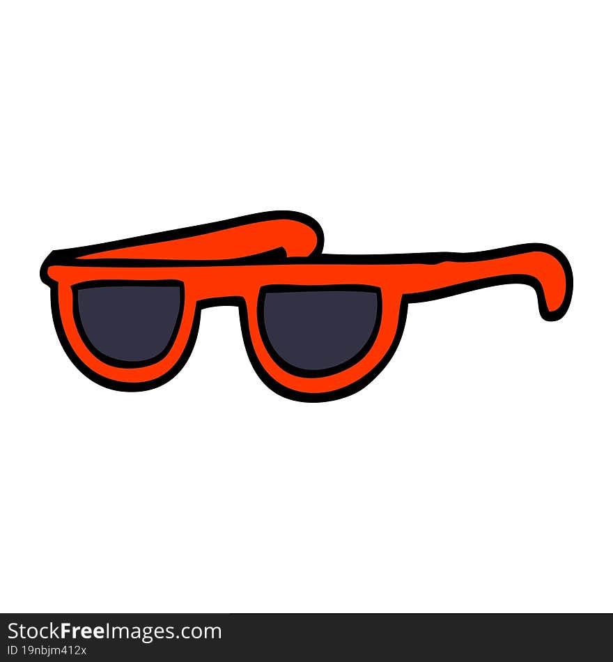 cartoon doodle cool sunglasses