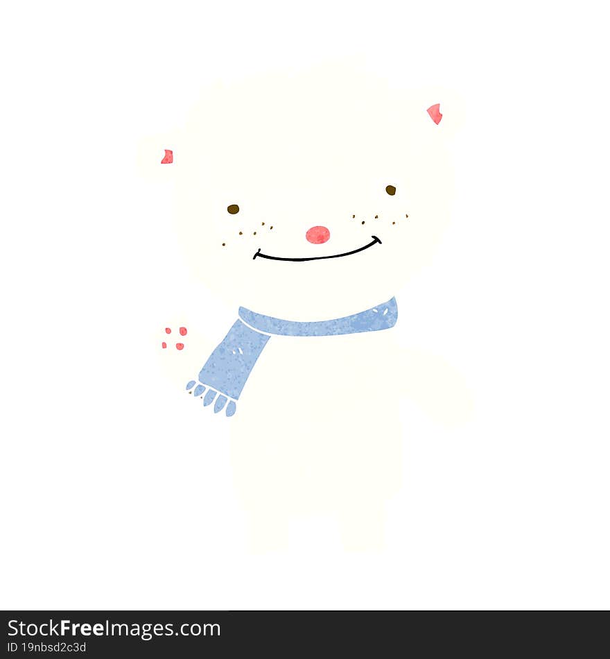 Cartoon Cute Polar Bear