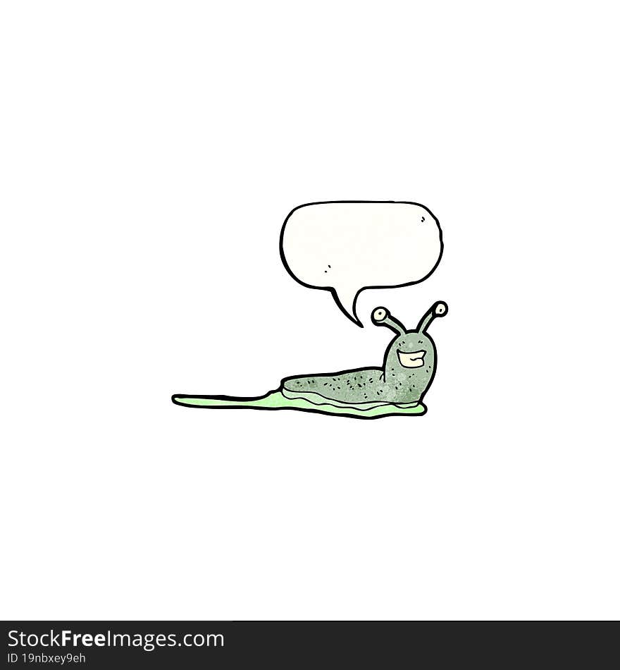 cartoon slug