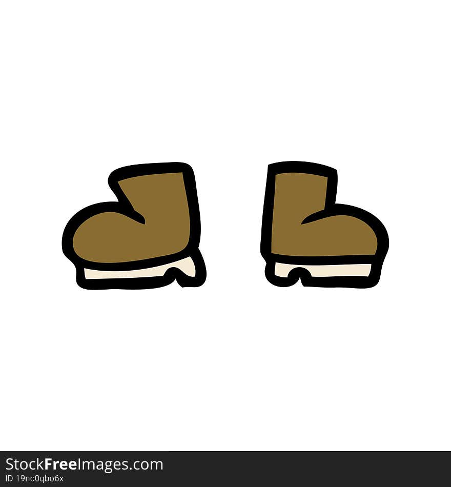 cartoon boots. cartoon boots