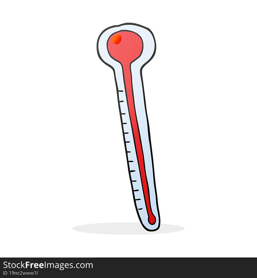 Cartoon Thermometer