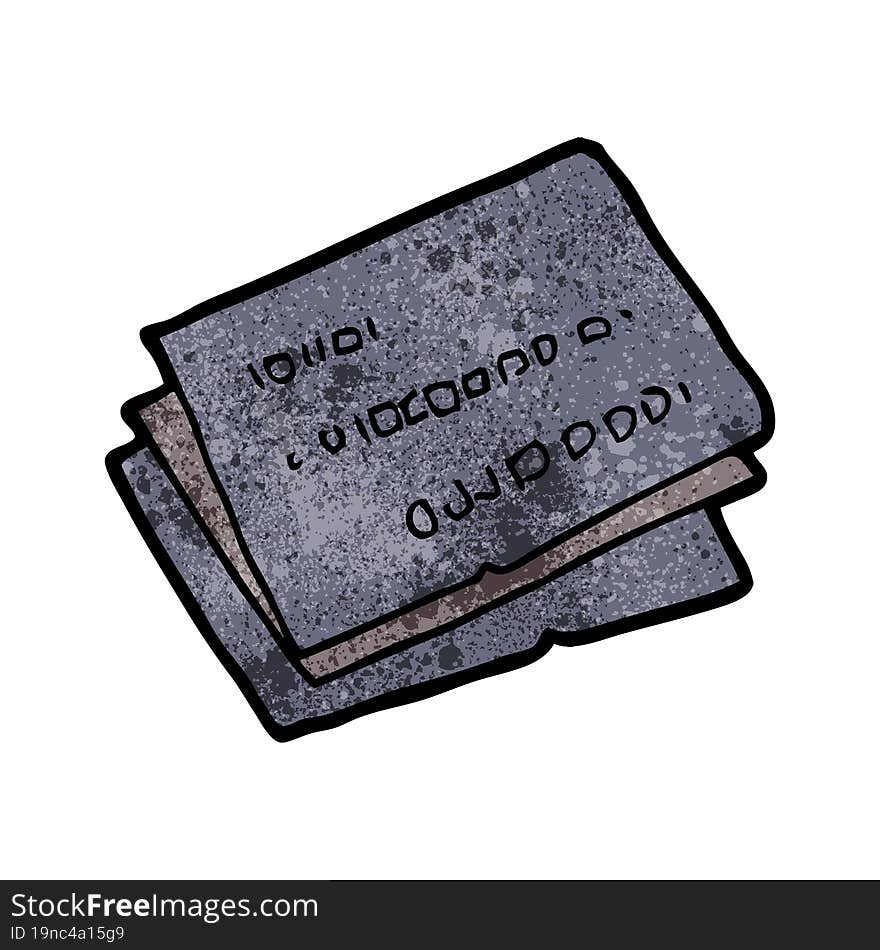 old credit cards cartoon. old credit cards cartoon