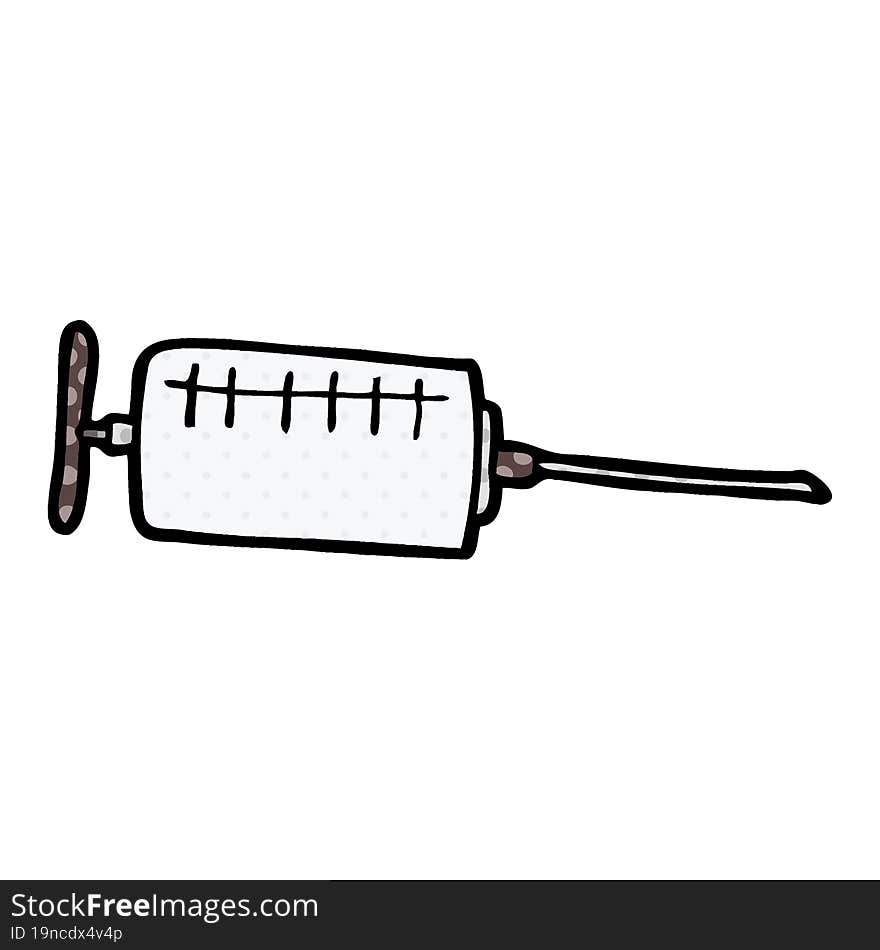 cartoon syringe. cartoon syringe