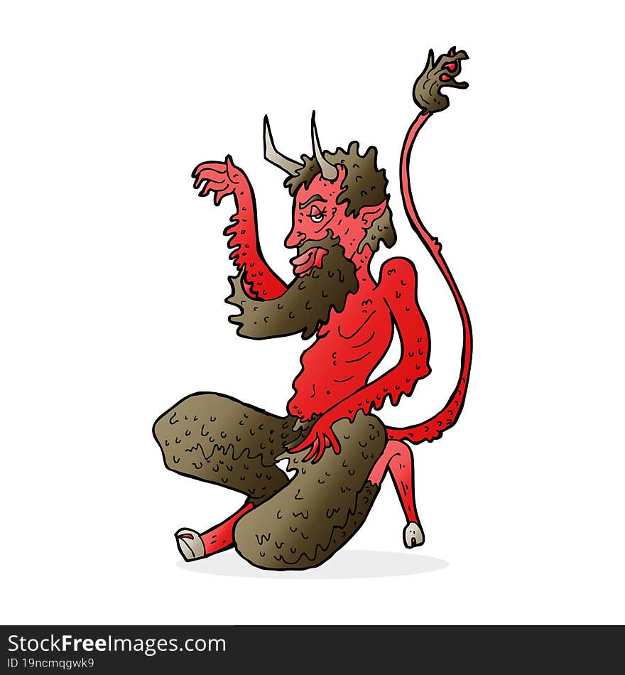 Cartoon Traditional Devil