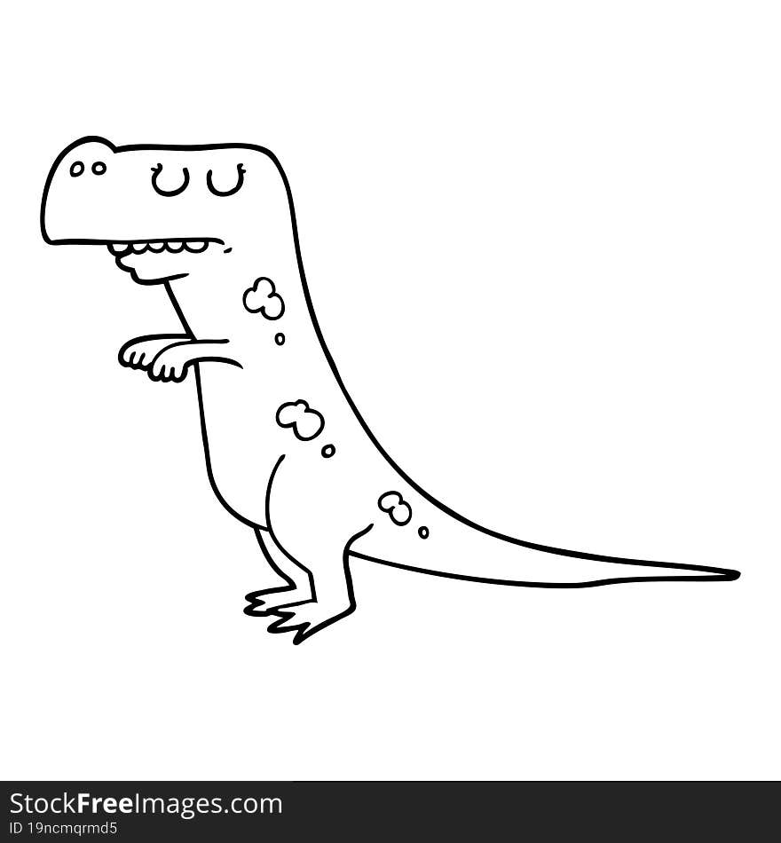 cartoon dinosaur