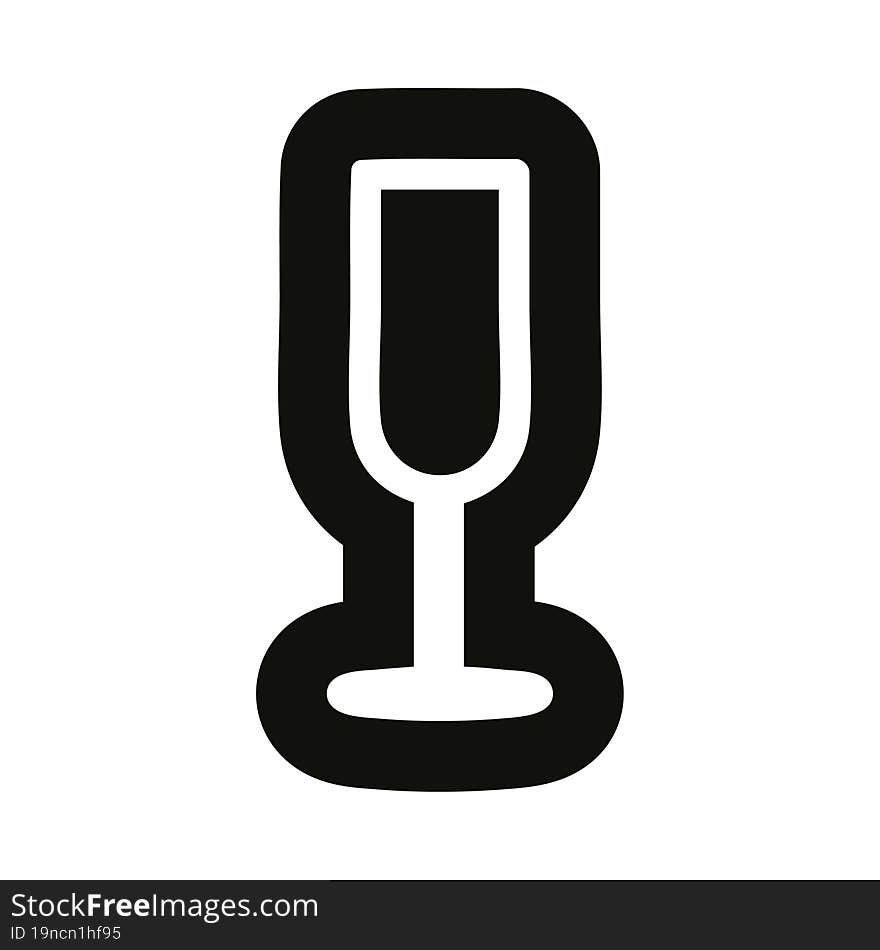 champagne flute icon