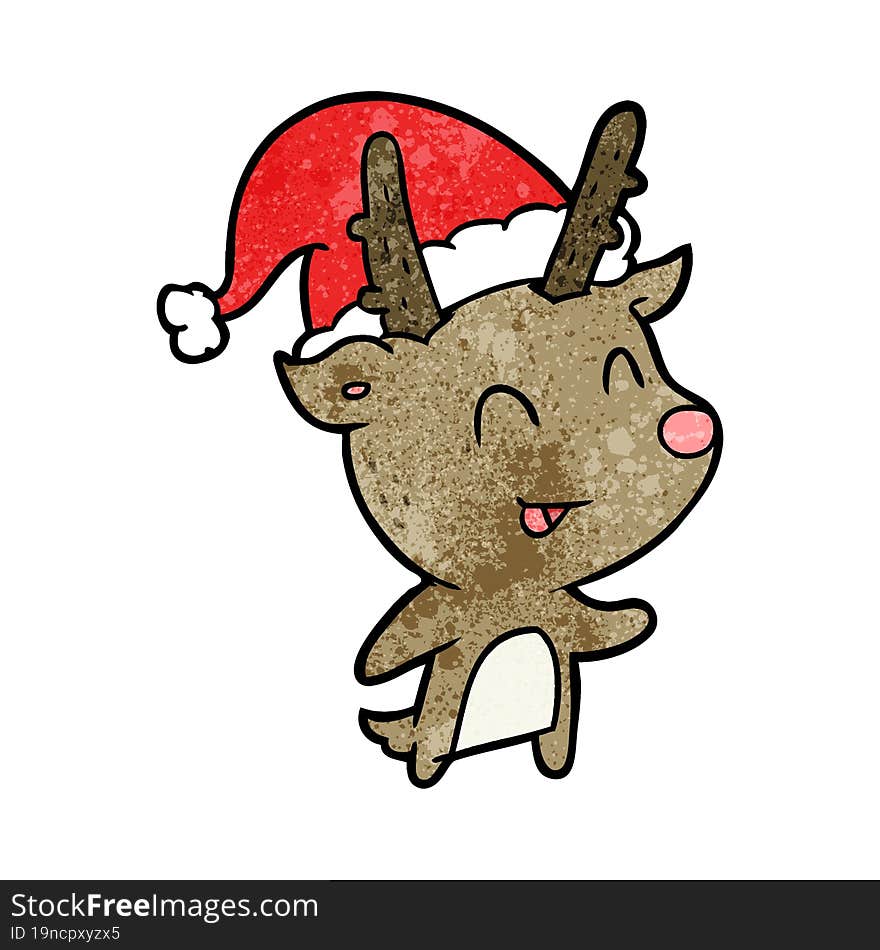 cartoon christmas reindeer. cartoon christmas reindeer