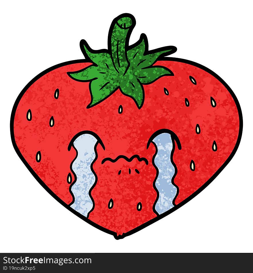 cartoon strawberry. cartoon strawberry