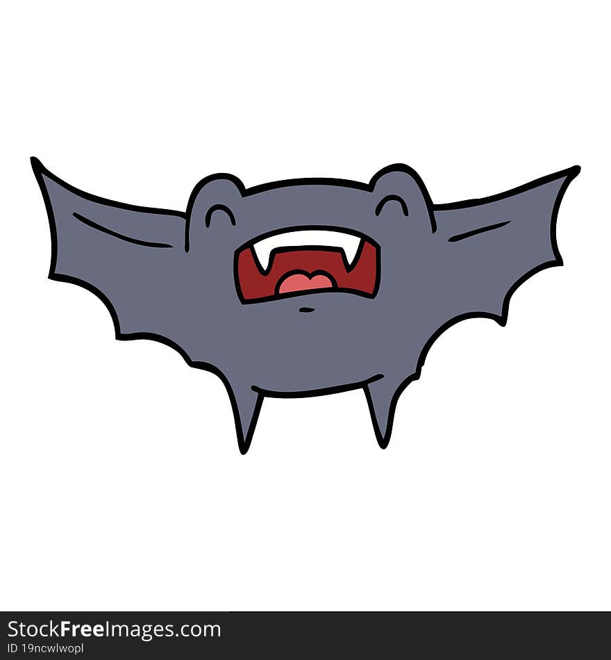 cartoon vampire bat