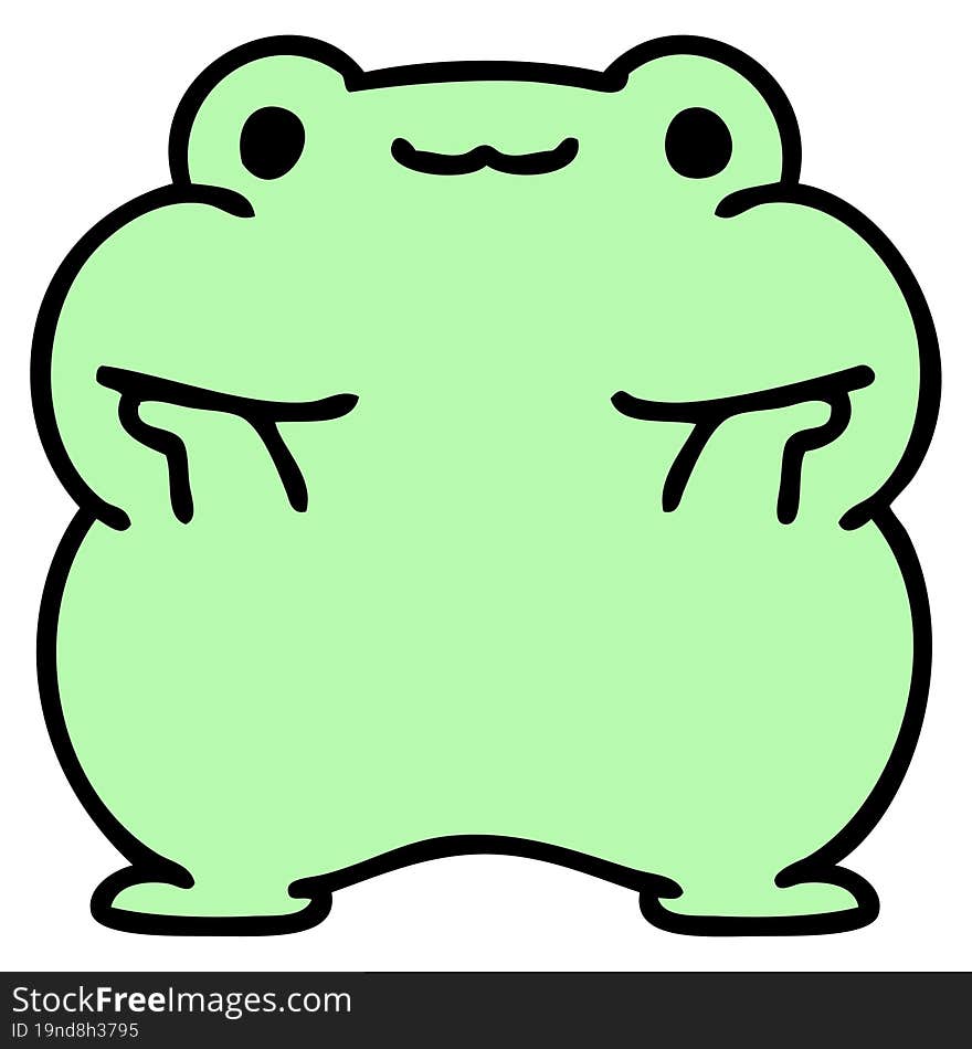 cute cartoon frog