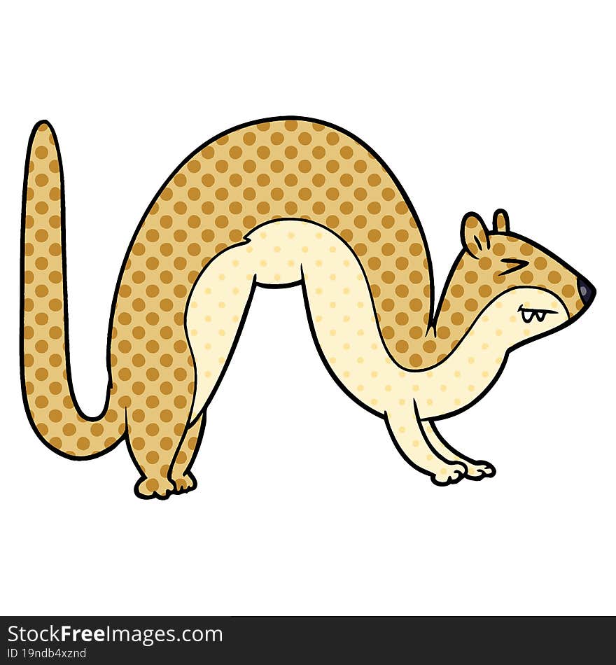 cartoon weasel. cartoon weasel