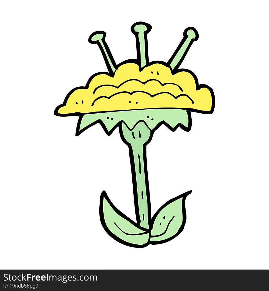 cartoon flower