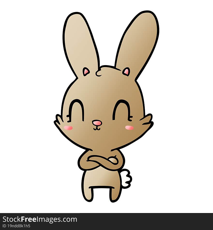 cute cartoon rabbit. cute cartoon rabbit