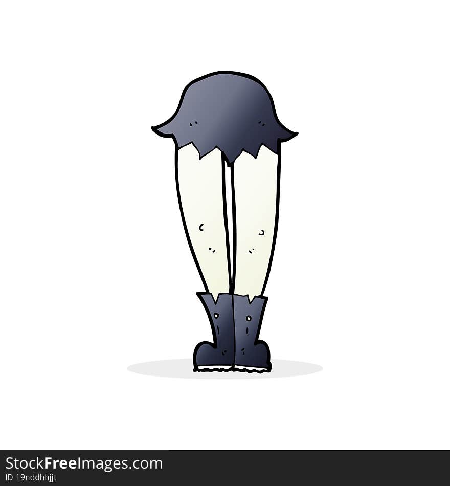 cartoon vampire legs