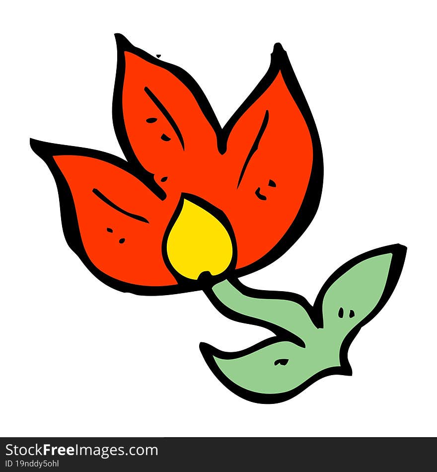 cartoon flower