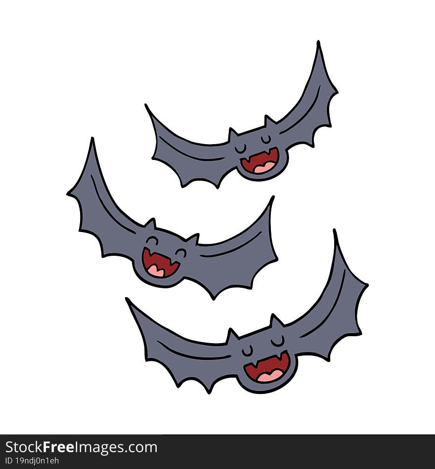 cartoon vampire bats