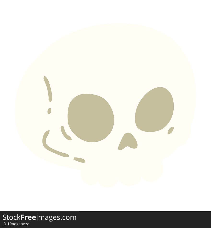 spooky skull