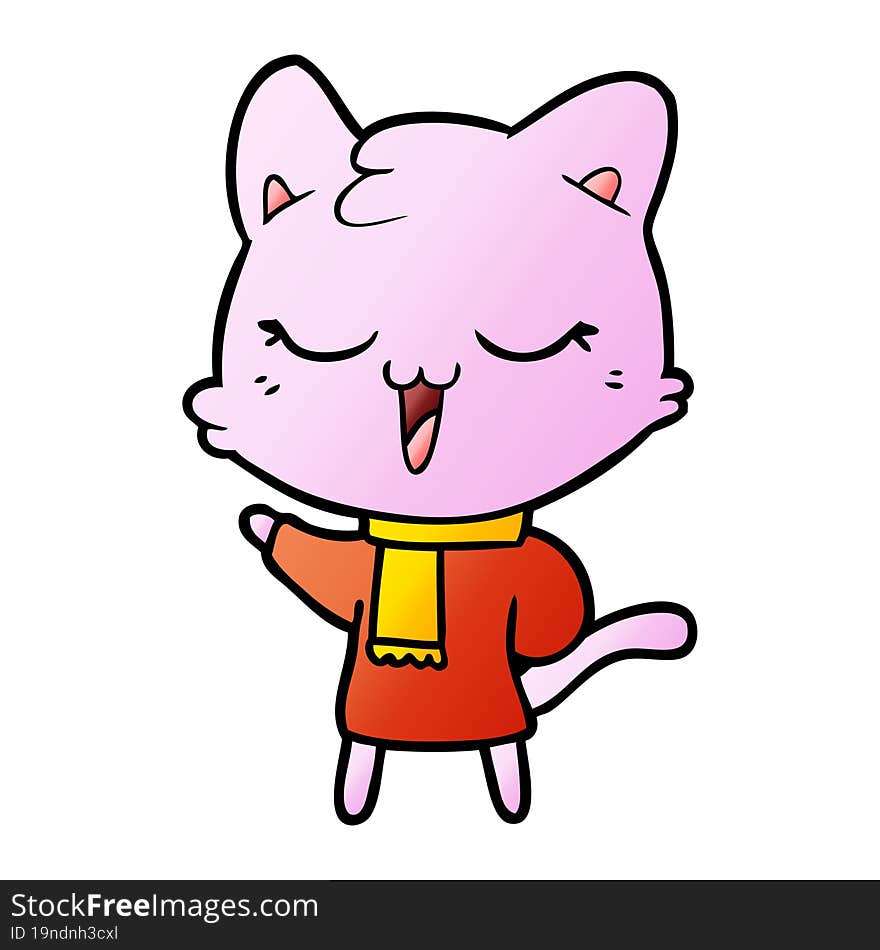 cartoon cat. cartoon cat